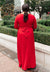 Bree Maxi Dress in Red