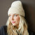 Aspen Ready Wool Blend Beanie (Available in grey, pale blush, cream, charcoal and black)