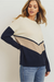 Chevron Colourblock Sweater