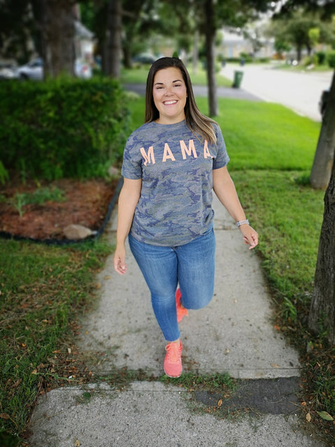 Mama Camo Graphic Tee