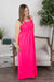 Savannah Maxi Dress- Hot Pink