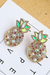 Rainbow Pineapple Swarovski Earrings