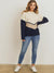 Chevron Colourblock Sweater