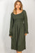 The Wilder Dress: Available in Olive and Rust
