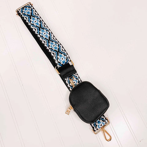 Level Up Pouch Strap - Available in black, navy, pink, cream and brown